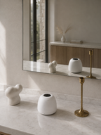 MIST Ultrasonic Capsule — styled bathroom counter