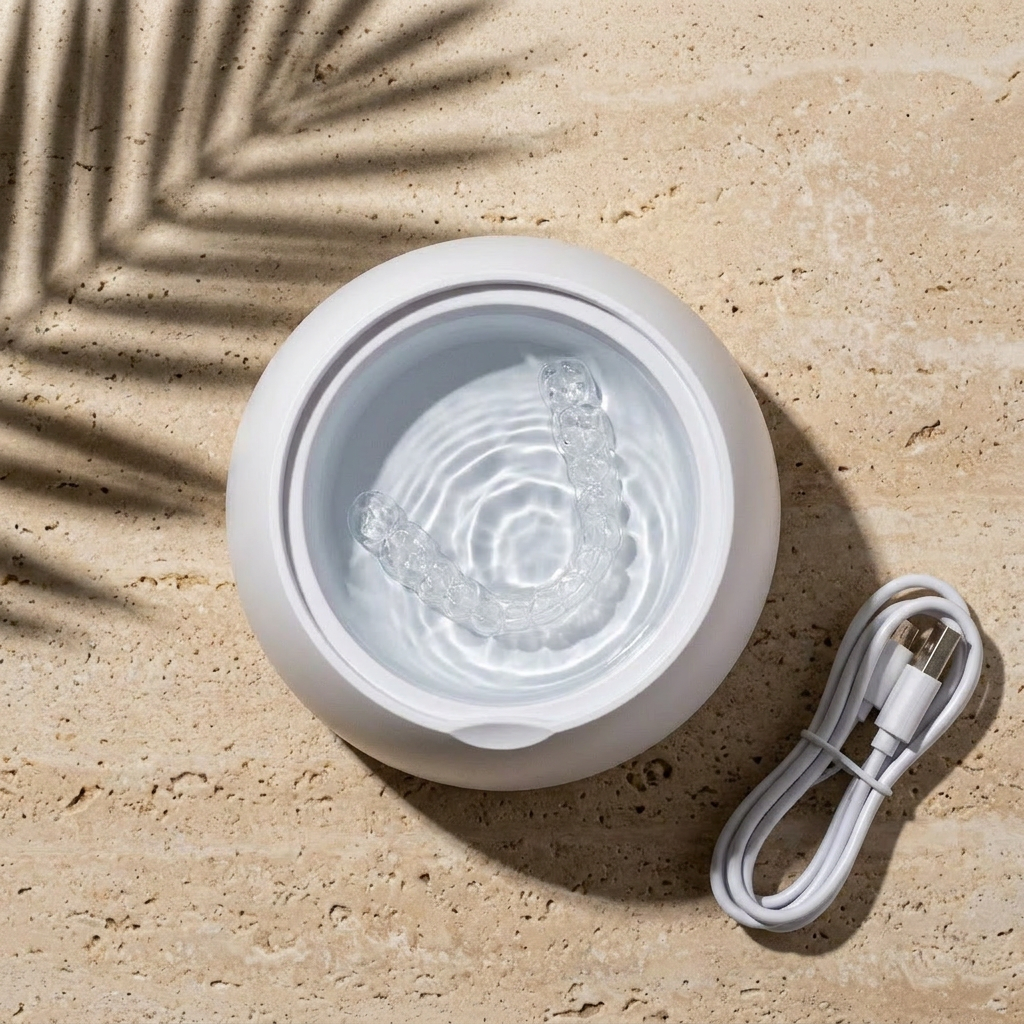 MIST Ultrasonic Capsule White — overhead open view showing interior